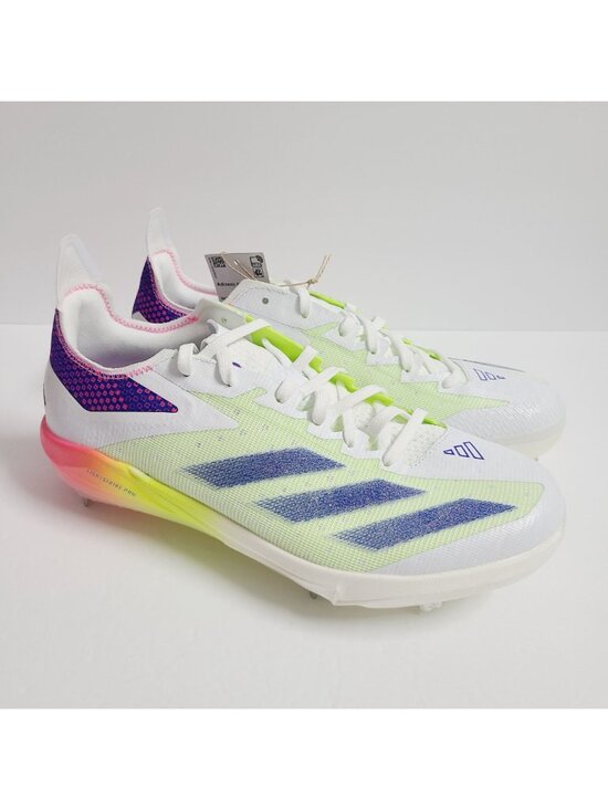 NEW Adidas Adizero Electric+ Warp Speed Baseball Cleats IG3489 Size 8 White main image 7